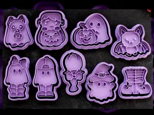 Cute Halloween Cookie Cutter Pack 10 piece
