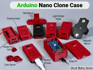 Arduino Nano Case | Snap-Fit | Many Options
