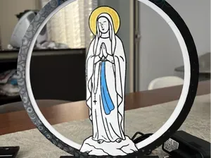 Lampada Madonna di Lourdes