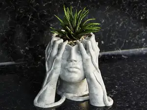 Woman Head Vase