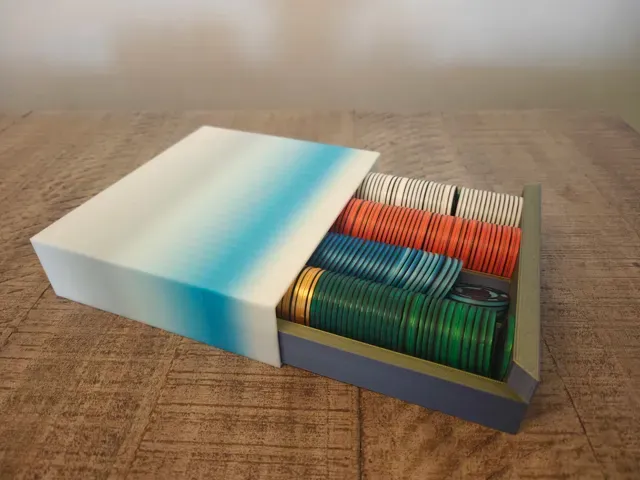 Poker Chip Storage Case with Lid — Image 2 of 4