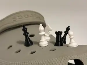 Chess Croc Charms