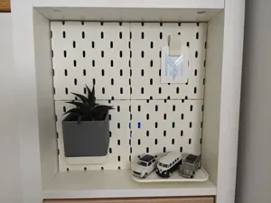 IKEA Kallax Pegboard cover (Skadis)