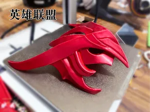优化版-英雄联盟永恩面具cosplay周边封魂剑魔 亚索 edg面罩游戏手办LOL模型