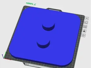 Mega Brick 1000% (10:1) - 2-Stud Baseplate