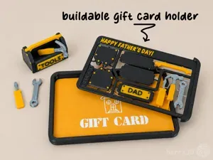 Father's Day Kit Card and Gift Card Holder