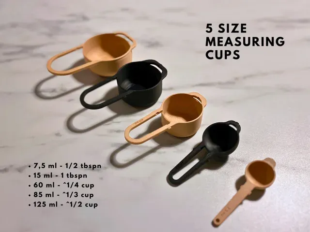 DOSMO - Stackable measuring cups - 5 size — Фото 4 из 7