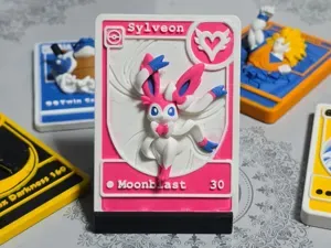 3D Sylveon Pop-Up Sammelkarte