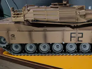 恒龙1/16坦克模型 艾布拉姆斯M1A2遥控坦克 路轮轮塞 轮盖