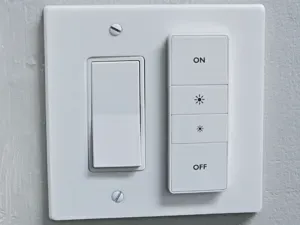 2 Gang Decora Wall Plate for Philips Hue V1 Dimmer