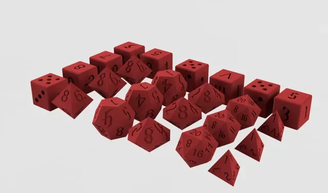 24 Dice Set: Includes D4, D6, D8, D10, D12, D20 — Фото 2 из 6