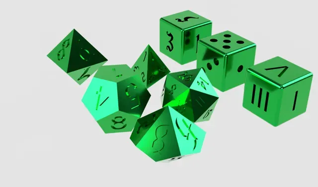 24 Dice Set: Includes D4, D6, D8, D10, D12, D20 — Фото 3 из 6