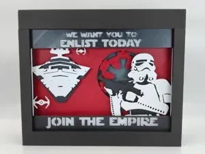 Star Wars - Join The Empire Shadow Box