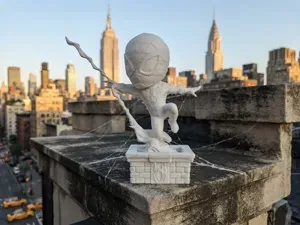 Spider-Man Chibi Web-Swing Figure
