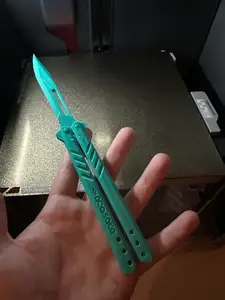 Balisong Butterfly Knife (ASA/PLA)