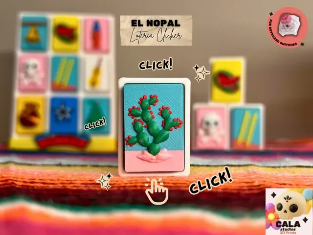 El Nopal Loteria Card Clicker Fidget — Image 3 of 4
