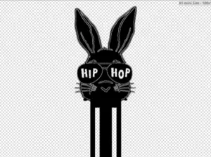 Funny Bunny / Rabbit Bookmark 3D - Big Model