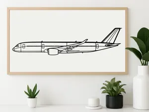 A350-900 (Silhouette)