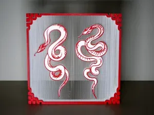 String Snake Ornament