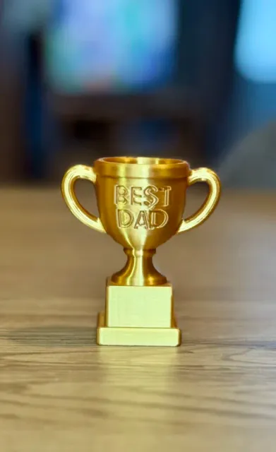 Best Dad Trophy – Birthday Day Gift -NO AMS NEEDED — Фото 4 из 7