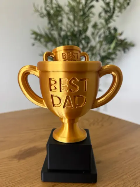 Best Dad Trophy – Birthday Day Gift -NO AMS NEEDED — Фото 2 из 7