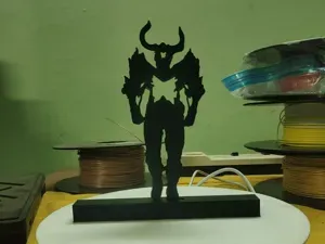 Iron Solo Leveling Silhouette Table Top 423