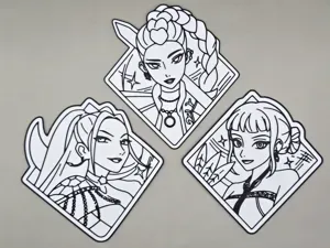 KPOP Demon Hunters Painting Coloring Kit