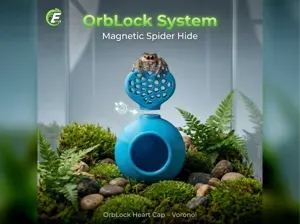 OrbLock Heart Cap – Voronoi
