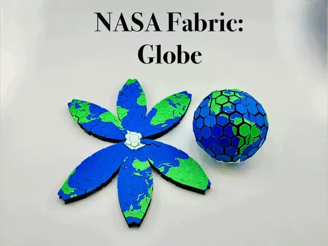 NASA Fabric: Globe (No AMS Needed)