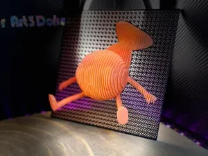 STEVE poisson Orange revisité version Layered