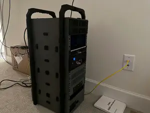 10 Inch Server rack with room for UPS