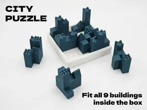 City Puzzle - Brain Teaser with Multiple Solutions