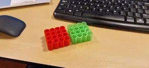 AAA rechargeable battery holder, low profile, simple