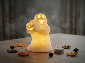Freundlicher Geist mit Kürbis