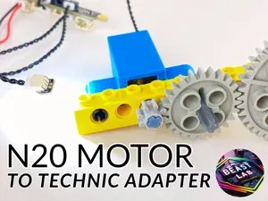 N20 Motor to LEGOs Technic - Arduino Motor Mount