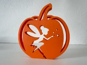 Herbst Halloween Fee Zauber Kürbis