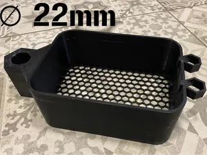 Shower shelf pipe mounted 22mm