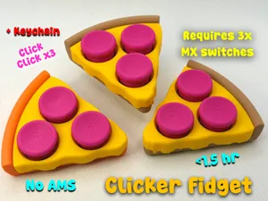 NeeDoh Pizza Clicker Fidget Toy (<1.5 hrs)