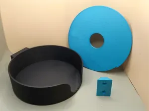Wall bracket for 125 mm disc sander and grinder