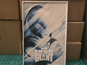 The Iron Giant Movie Poster - Hueforge Art