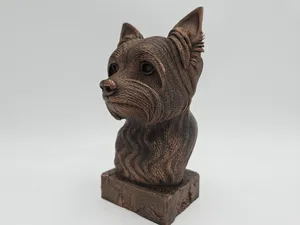 YORKSHIRE TERRIER BUST
