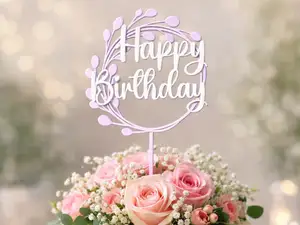 Happy Birthday Cake Topper 
