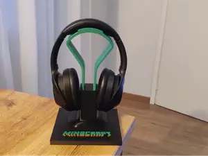 Minecraft headphone stand