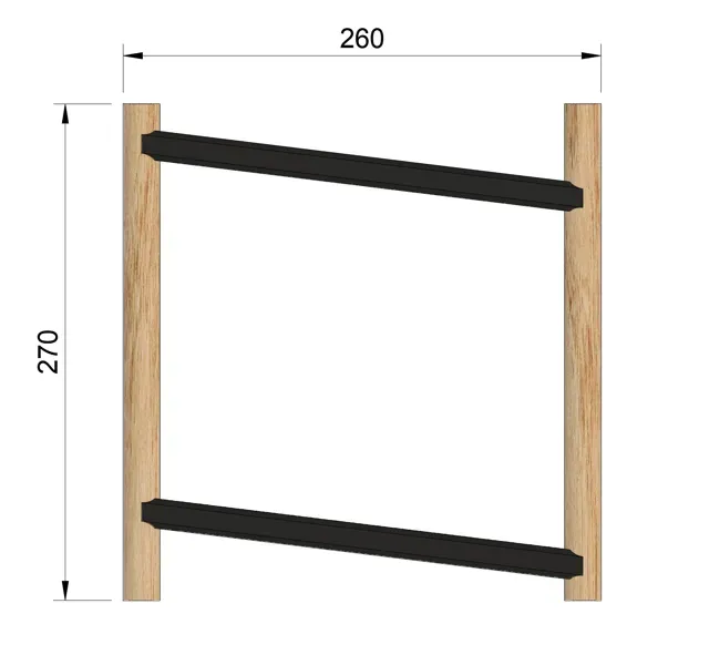 Minimalist wooden Shoe Rack — Фото 5 из 5
