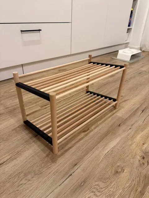 Minimalist wooden Shoe Rack — Фото 2 из 5