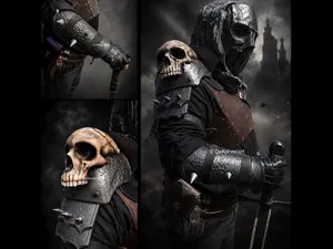 The ghouls Bracers and shoulder armor set