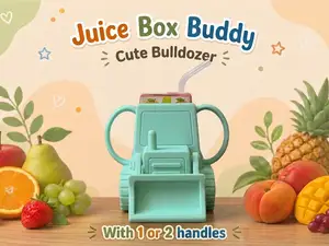 Bulldozer Juice Box Buddy Holder