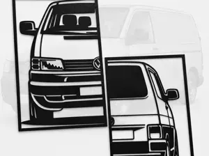Volkswagen T4 bus modern wall art