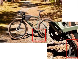 Stand support for road and gravel bikes