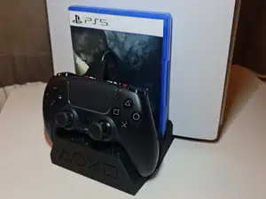 PS5 Disc Console Vertical Stand + Game and Controller